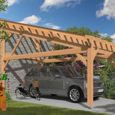 Carport en bois 1019l douglas stmb construction