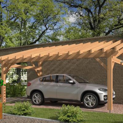 Vue carport bois douglas stmb construction