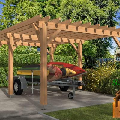 Vue pergola bois 1023 stmb construction